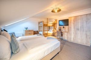 Postel nebo postele na pokoji v ubytování Hotel Schaider