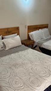 A bed or beds in a room at Hotel Regina “El Llano”