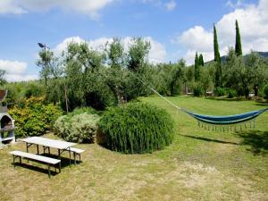 En hage utenfor Beautiful Holiday Home in Vinci with Swimming Pool