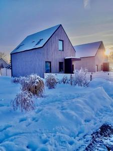 Domki przy Ogrodach v zimě