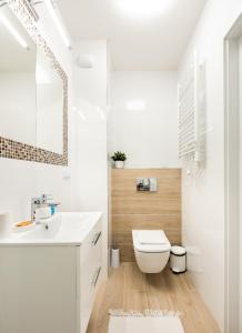 Kúpeľňa v ubytovaní Praga Bliska Comfort Studio