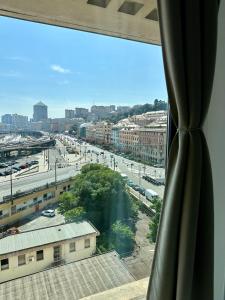 A general view of Genova or a view of the city taken from Az apartmant