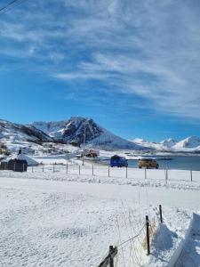 Grøtfjord v zimě