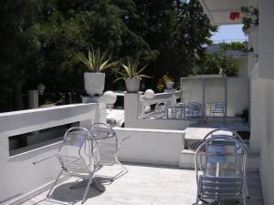 Balkón nebo terasa v ubytování Danae Hotel