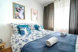 Ένα ή περισσότερα κρεβάτια σε δωμάτιο στο Apartament La Lemur
