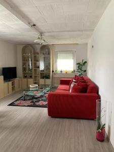 TV a/nebo společenská místnost v ubytování Birgeler Home