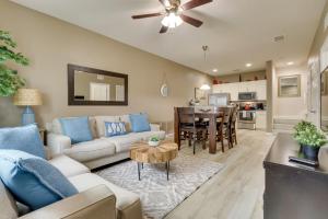 a living room with a couch and a table at New Home Close To Disney Bliss! in Kissimmee