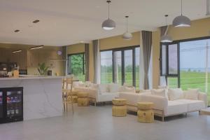 Η κουζίνα ή μικρή κουζίνα στο Yuncheng Yunxi Furusato-Banma Resort