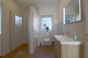 Koupelna v ubytování KW6 Haus Weitblick