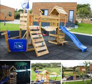 Vaikų žaidimų erdvė apgyvendinimo įstaigoje Trancoso Ecohouse