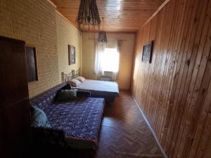 a room with two beds and a couch in it at Lux villa on the river Dnipro in Kirovskoye