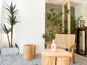 Posezení v ubytování Sleep Box Penang