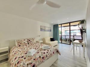 Postel nebo postele na pokoji v ubytování Vista Marina