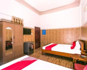 Krevet ili kreveti u jedinici u objektu OYO 638 Thien Nam Hotel