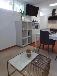 O bucătărie sau chicinetă la Casa Raposeira
