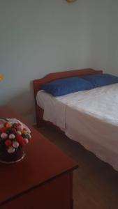 Postel nebo postele na pokoji v ubytování Vlore Vista Villa