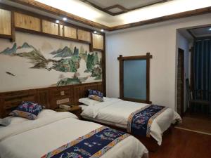 Mountain View Guesthouse客房内的一张或多张床位
