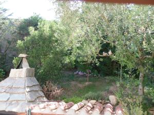 A garden outside La ginestra Chia B&B