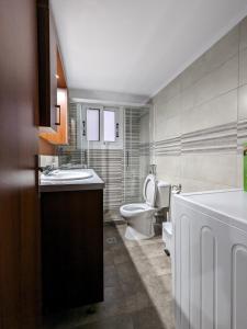 Koupelna v ubytování Sofia apartment