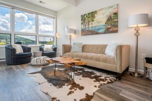 Posezení v ubytování Ski Harbor 11