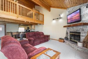 Μια τηλεόραση ή/και κέντρο ψυχαγωγίας στο Sunset Chalet