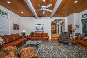 Χώρος καθιστικού στο Sunset View