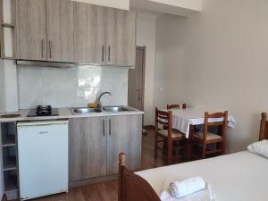 Kuchyň nebo kuchyňský kout v ubytování Duka Rooms