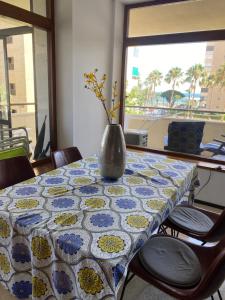 A seating area at Playamar Primera linea front beach