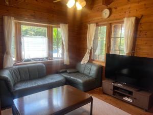O zonă de relaxare la Log house Hata - Vacation STAY 29001v