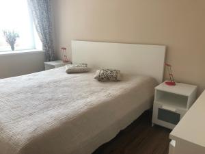 Postel nebo postele na pokoji v ubytování Moonlight apartment