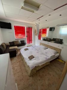 Χώρος καθιστικού στο Apartmani Lipa