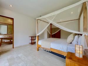Voodi või voodid majutusasutuse 2 Bedroom Exclusive Villa Rice Paddy views with Private Pool Includes Free Breakfast toas