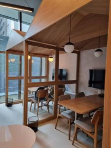 Μια τηλεόραση ή/και κέντρο ψυχαγωγίας στο Flat em Boa Viagem 100% Equipado