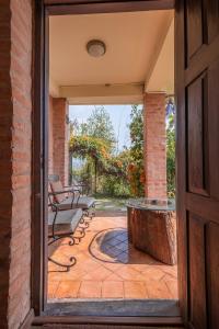 Balcone o terrazza di Shivapuri Heights Cottage