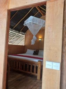 Pidurangala View Treehouse房間的床