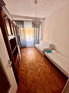 Säng eller sängar i ett rum på ALTEREGO HOUSE RAPALLO