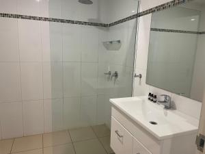 Koupelna v ubytování Millthorpe Motel + 37 fotografií