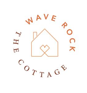 un dessin d'une maison où les mots se déplacent à l'étranger dans l'établissement The Cottage - Wave Rock Short Stay, à Hyden