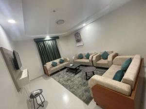 Istumisnurk majutusasutuses شقق ديار المشاعر للشقق المخدومة Diyar Al Mashaer For Serviced Apartments