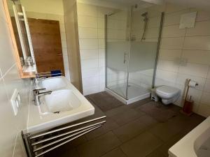 Koupelna v ubytování Loft Kammleitn + 7 fotografií