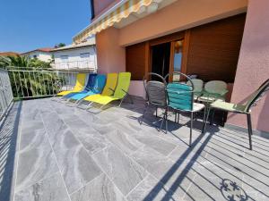 Balkón nebo terasa v ubytování Apartments JASMINKA
