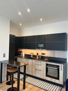 Cucina o angolo cottura di Le Royal XIX Dinard vue mer luxe