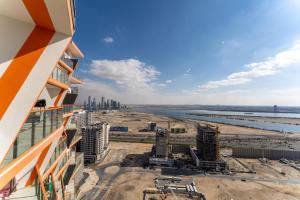 a view of a construction site from a building at Vibrant 2 Bedroom - E&G Homes in Dubai
