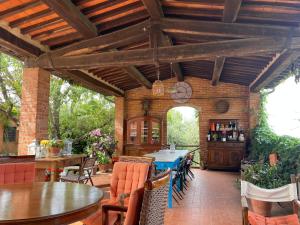 Balkón nebo terasa v ubytování Agriturismo Podere Marchiano