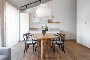 Eldhús eða eldhúskrókur á Casa Flurina