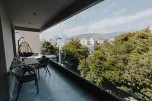 Nespecifikovaný výhled na hory nebo výhled na hory při pohledu z apartmánu