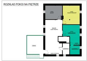 Plan piętra w obiekcie Wczasy z Wędką