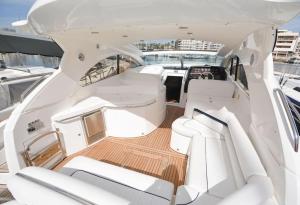 a view of the cockpit of a yacht at Special Yacht Rental in Gocek in Fethiye