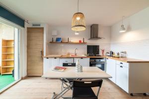 Kjøkken eller kjøkkenkrok på Chez Nine