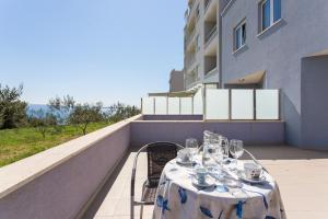 Ein Balkon oder eine Terrasse in der Unterkunft Adriatic Queen Residence